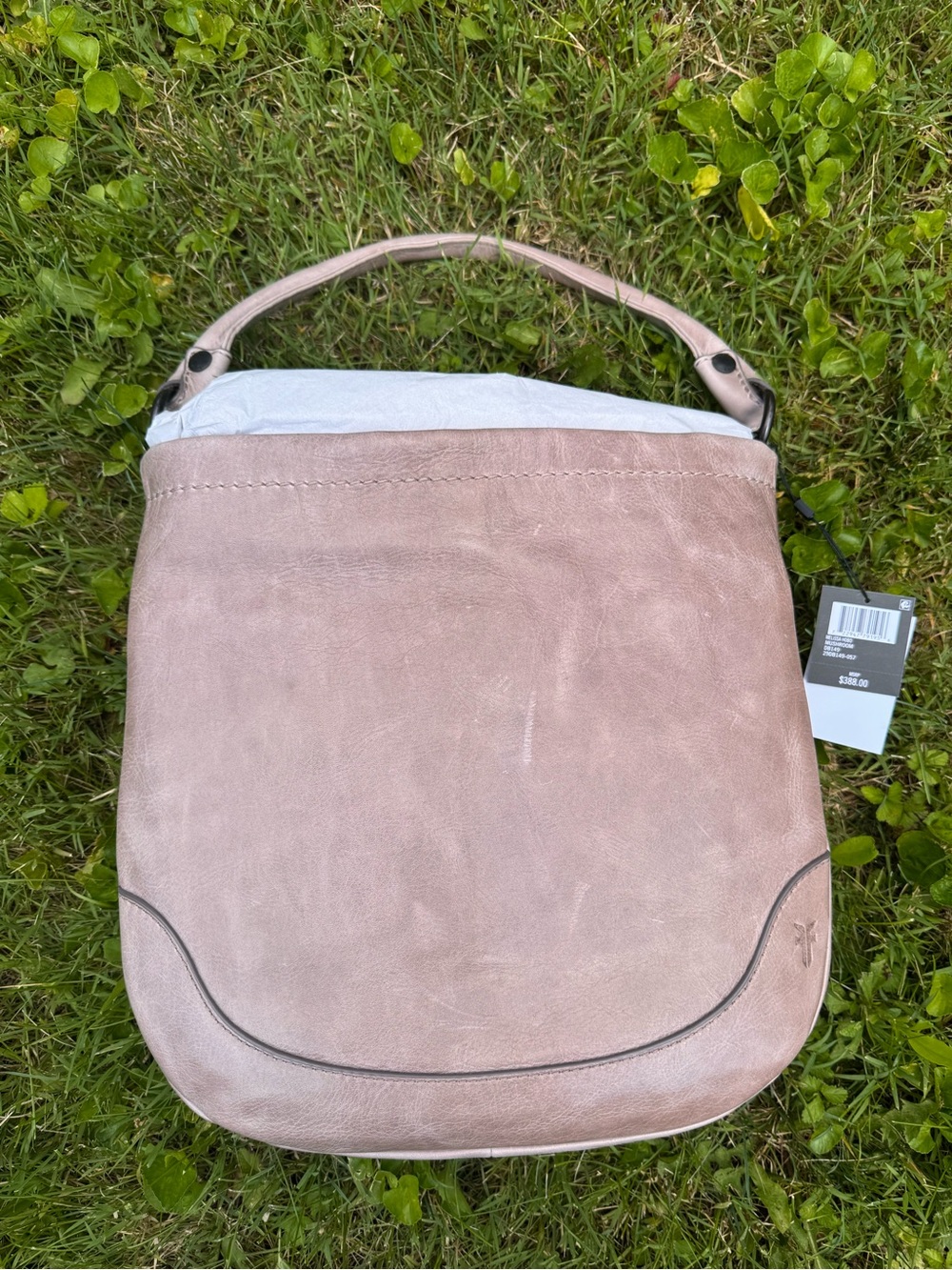 Frye Melissa Hobo Leather Bag In Color Mushroom